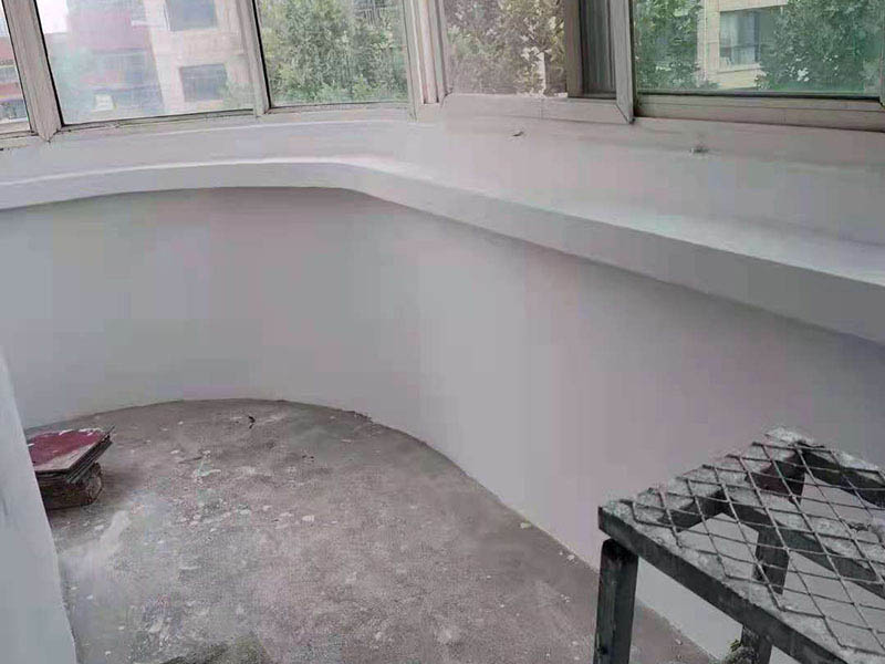封閉陽臺(tái)墻面不貼瓷磚怎么裝修(圖3)